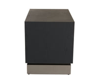 Benedict Modern Black Ash Nightstand