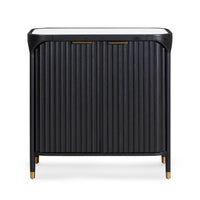 Yasmine 36" Black Bar Cabinet