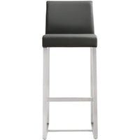 Moriah Grey Steel Barstools (Set of 2) - Luxury Living Collection