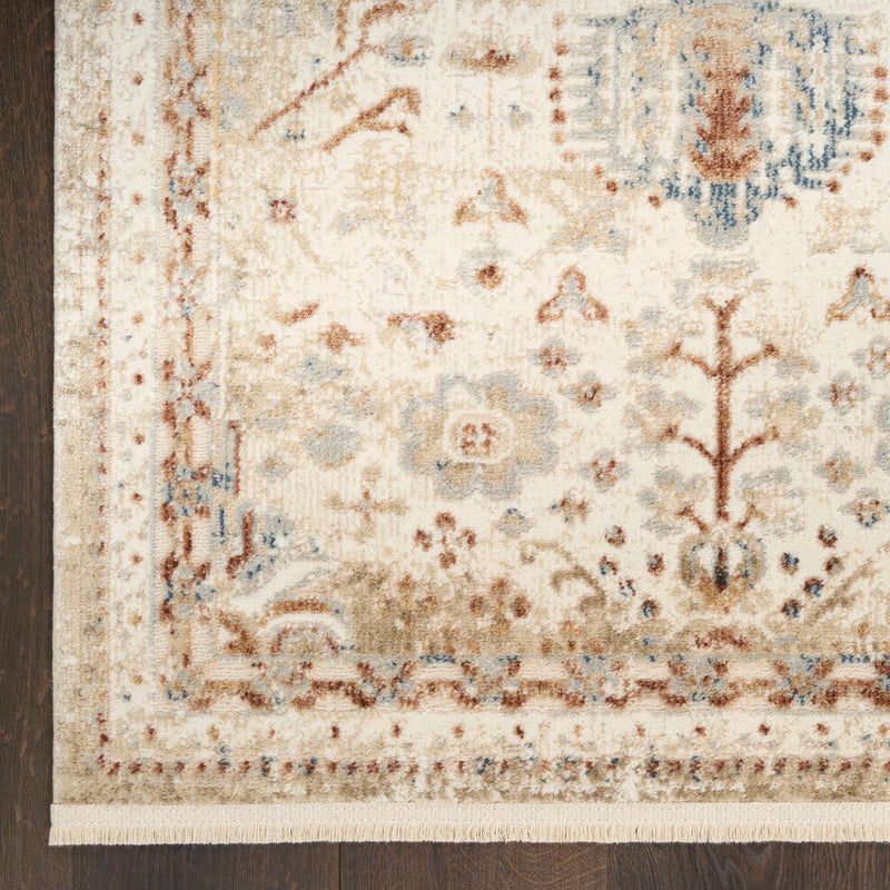 Isabeau Rust Ivory Area Rug