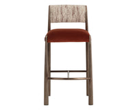 Bayard Two-Tone & Dark Bronze Bar Stool