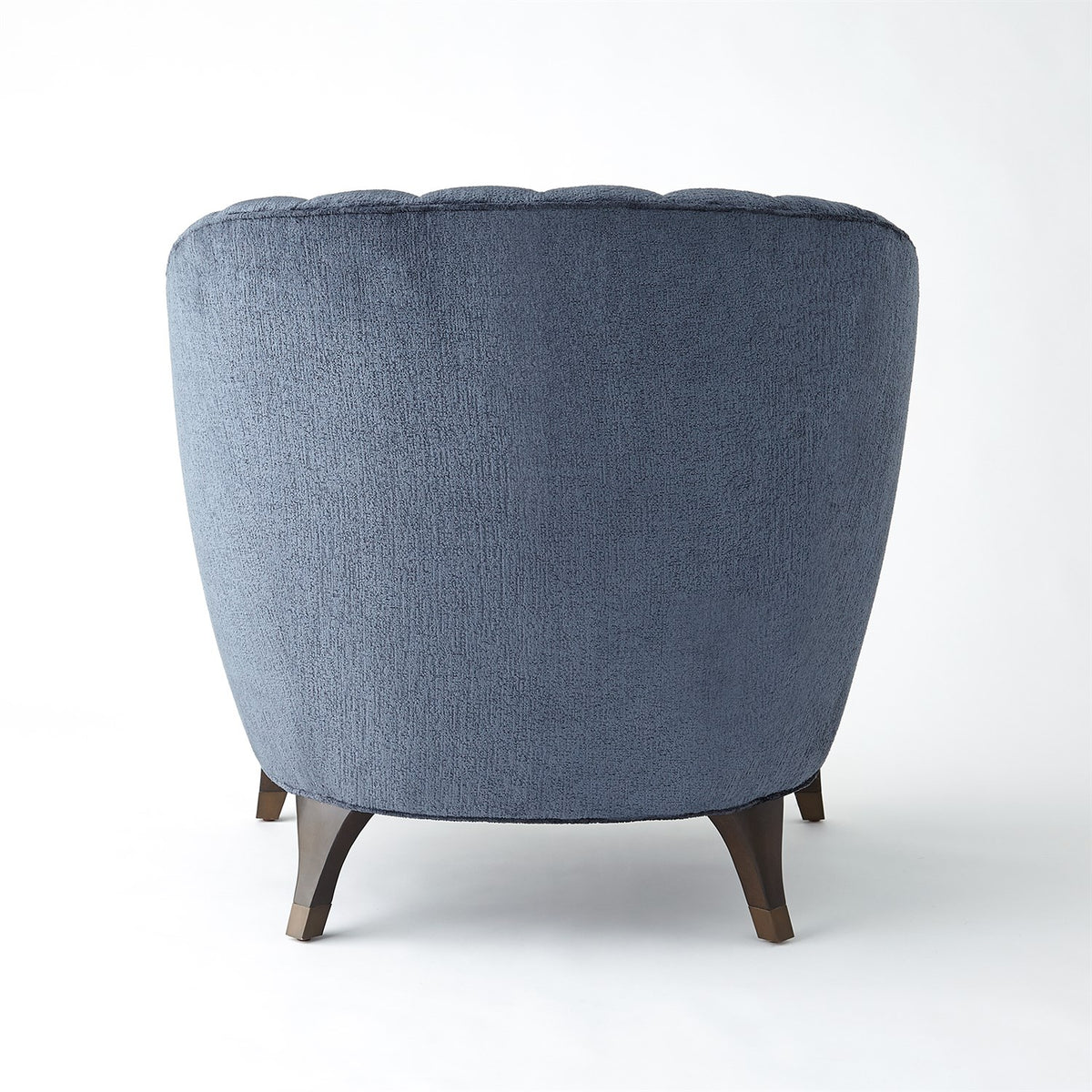 Luxe Scallop Indigo Accent Chair