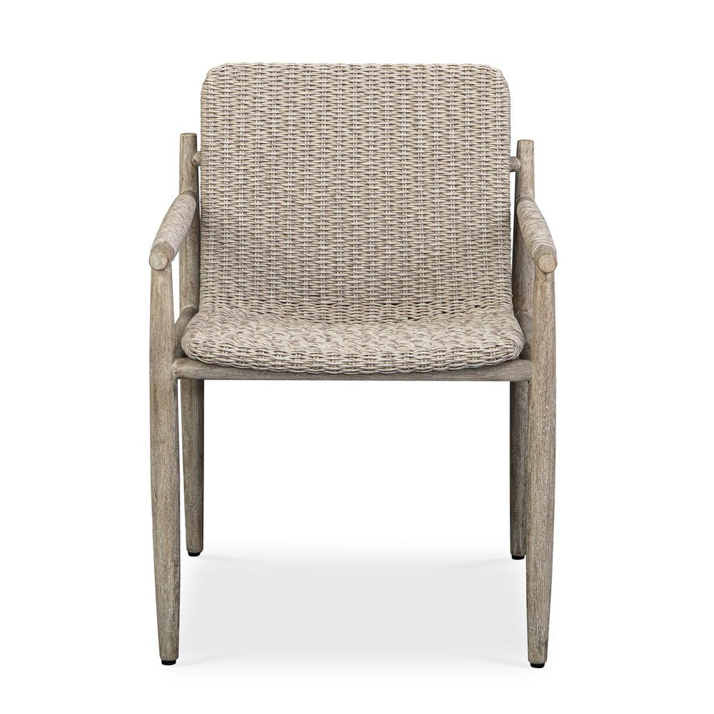 Audrey All Weather Outdoor Oatmeal Dining Chair