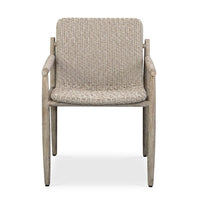 Audrey All Weather Outdoor Oatmeal Dining Chair