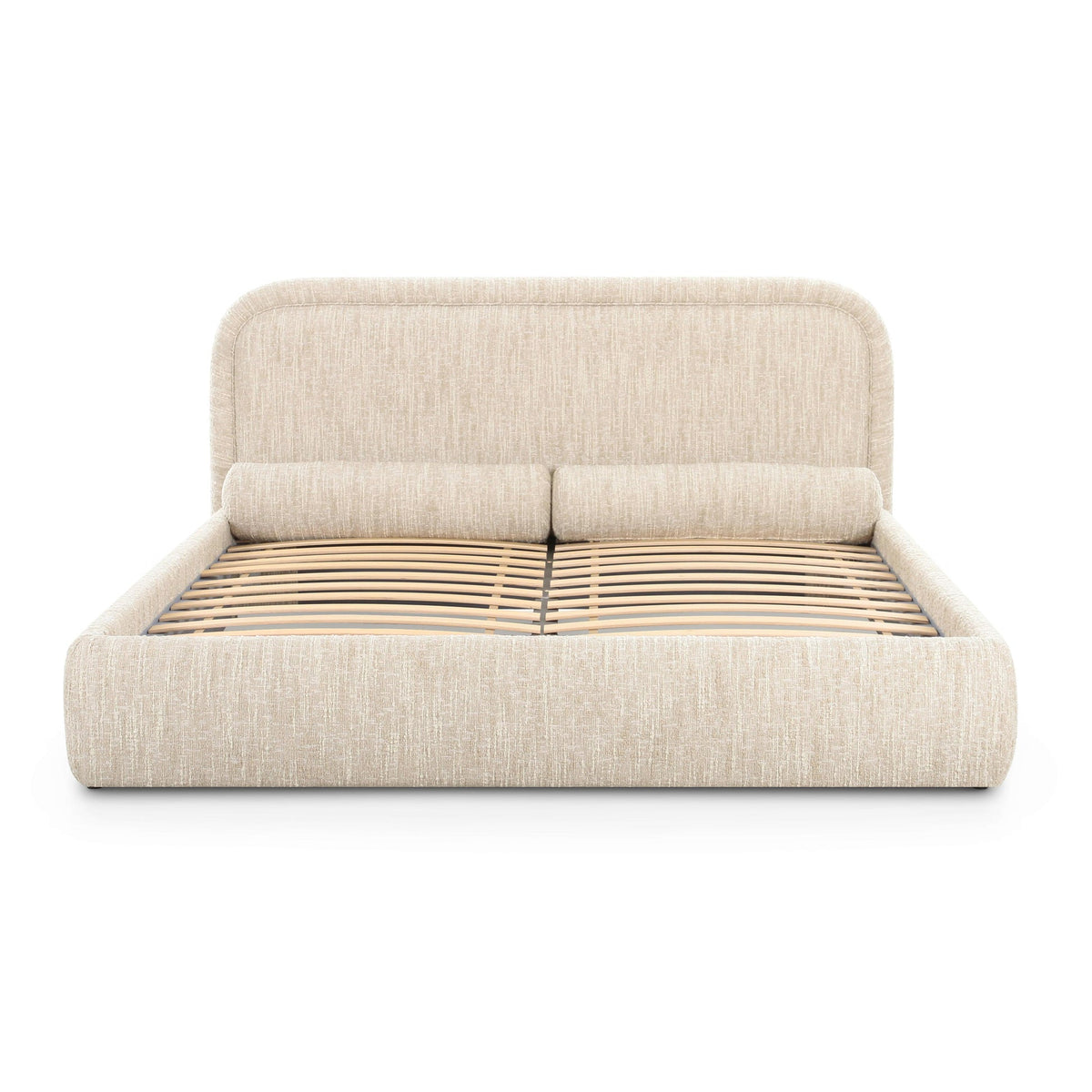 Murielle Taupe Textured Performance Boucle Bed