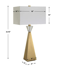 Charolette Cystal & Gold Table Lamp