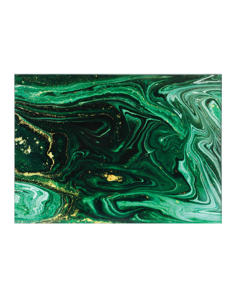 Celestial Green Swirl Tray