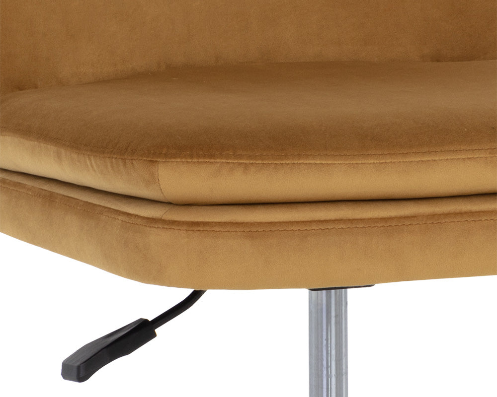 Berget Gold Sky & Gold Desk Chair