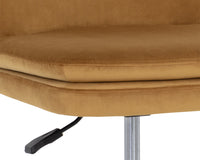 Berget Gold Sky & Gold Desk Chair