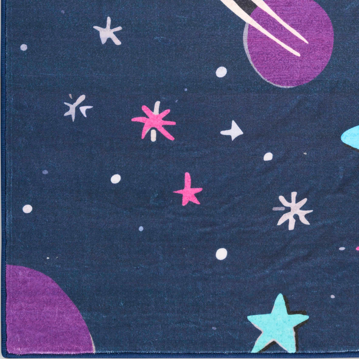 Space Black Area Rug