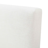 Aubrielle Cream Upcycled Linen Storage Bed