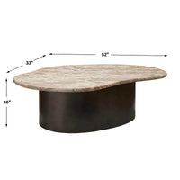Arabella Natural Stone Coffee Table