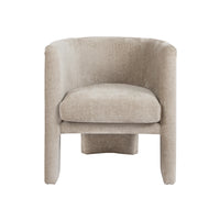 Georgina Chenille Taupe Accent Chair