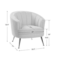 Phoebe Light Tan Accent Chair