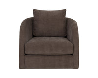 Wexford Rich Chocolate Swivel Accent Chair