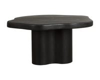 Bellona Black Solid Acacia Wood Dining Table