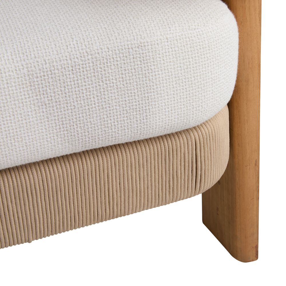 Halston 95" Pearle Boucle Outdoor Sofa