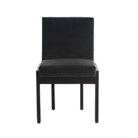 Matilda Midnight Grey Performance Velvet Dining Chair