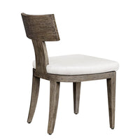 Sammantha White & Grey Outdoor Dining Chair (Set of 2)