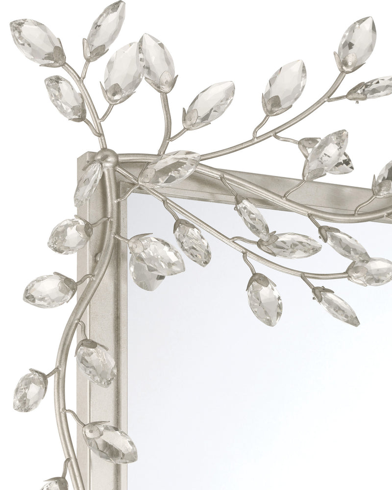 Forget-Me-Not Silver Rectangular Mirror