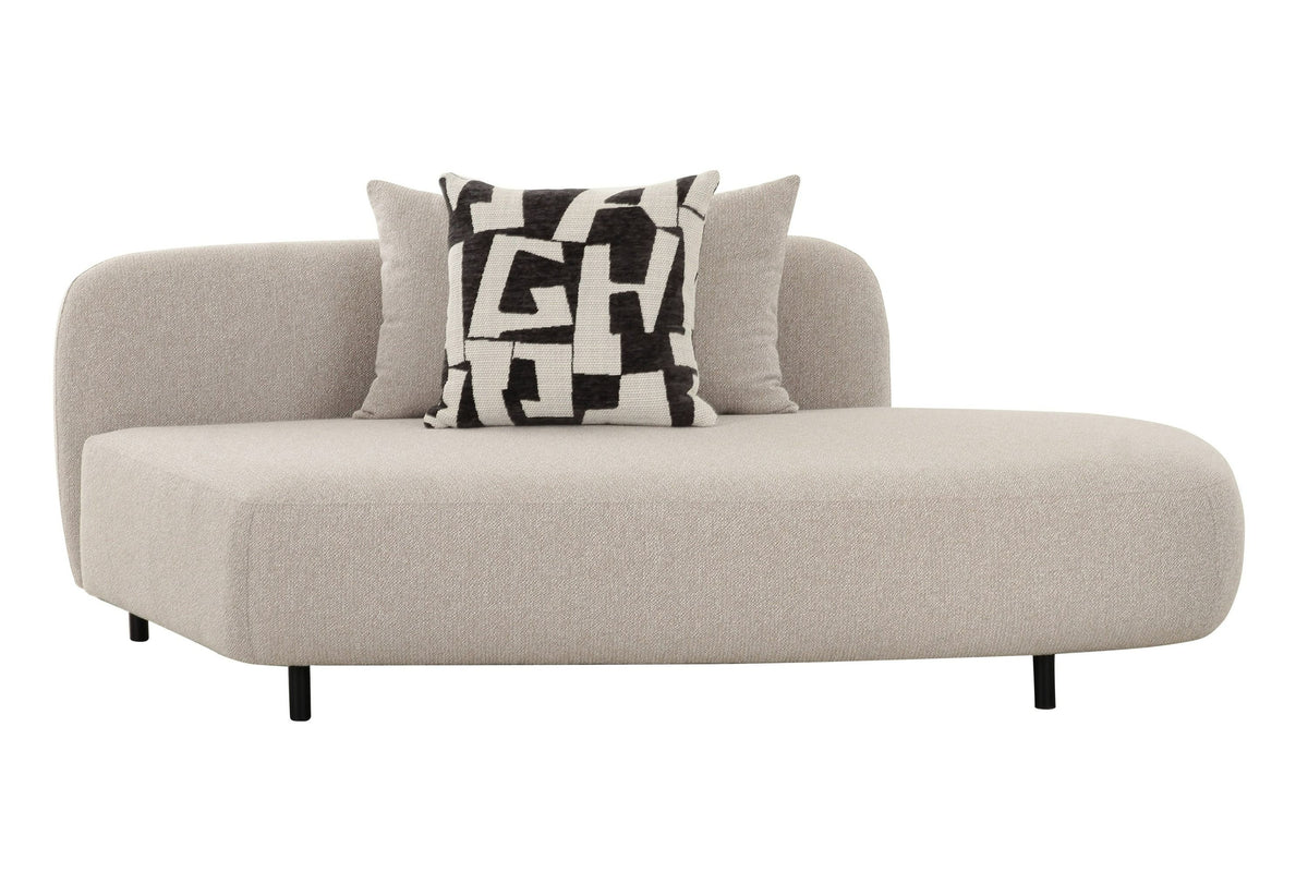 Emilia Modern Beige Sectional Sofa