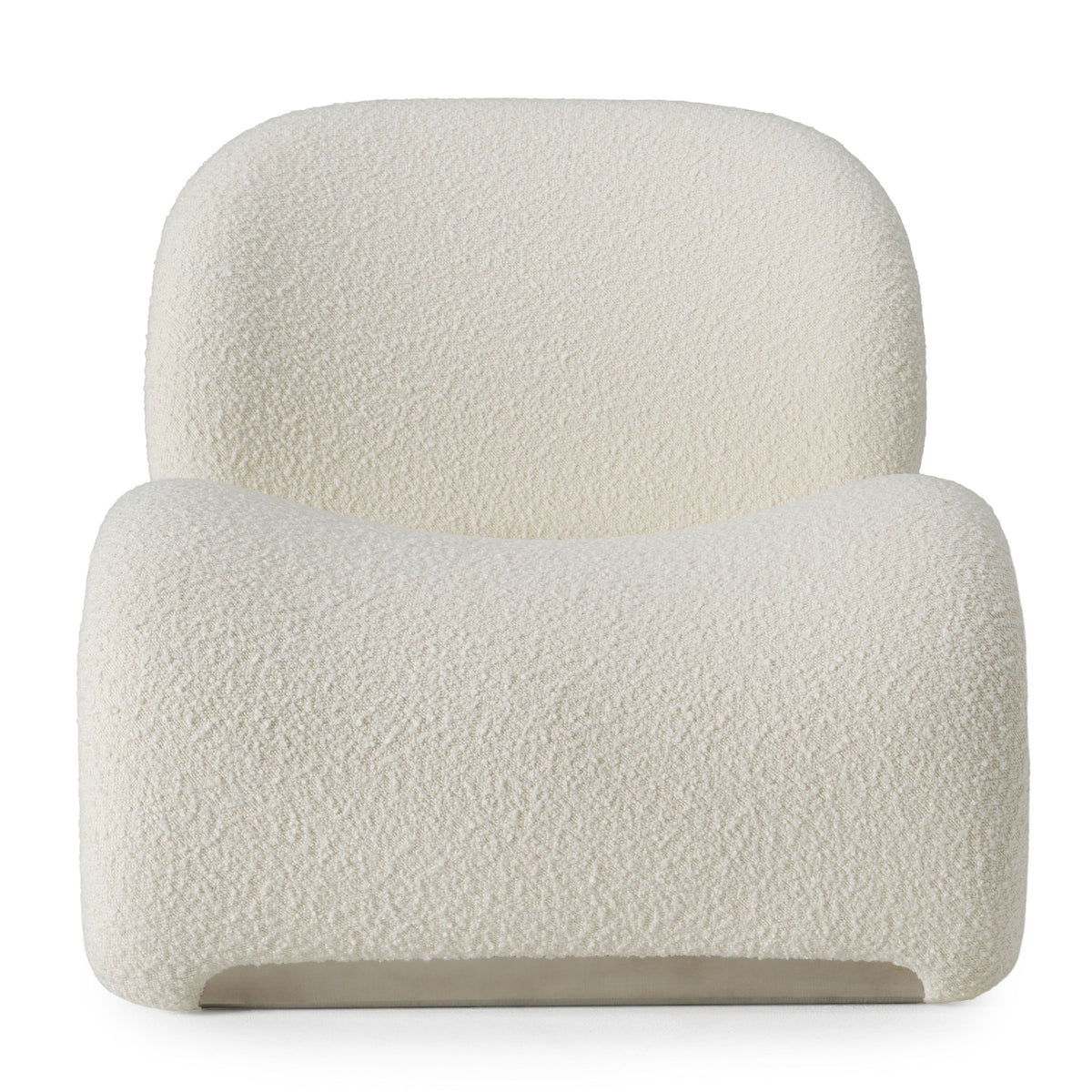 Rondo Modern White Accent Chair