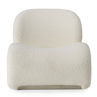 Rondo Modern White Accent Chair
