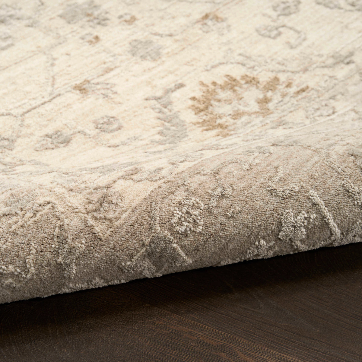 Livia Ivory Grey Sheen Area Rug