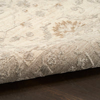 Livia Ivory Grey Sheen Area Rug