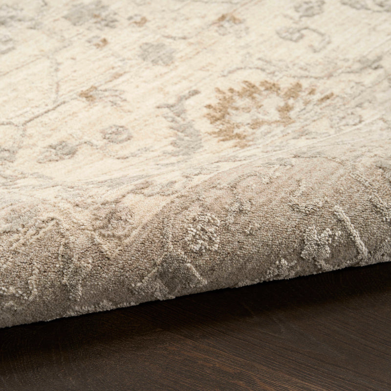 Livia Ivory Grey Sheen Area Rug