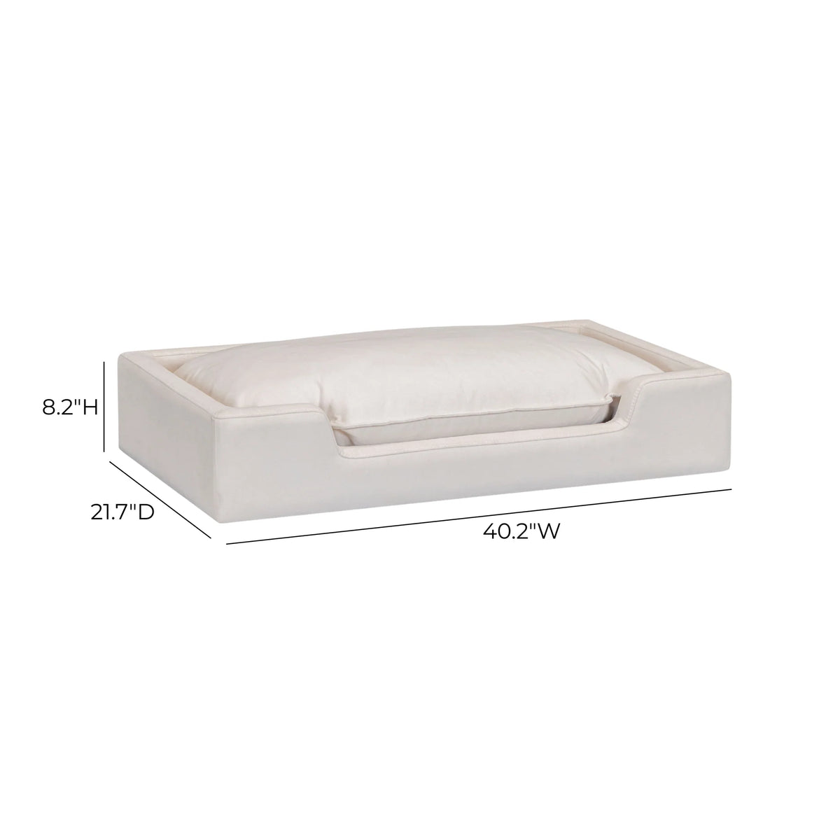 Karsyn 40.2" Performance Natural Fabric Modular Pet Bed