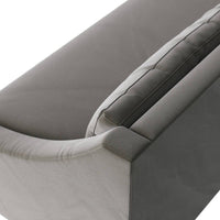 Bourdeaux 90" Flint Velvet Sofa
