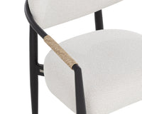Marita Cream & Black Indoor/Outdoor Armchair