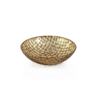 Braided Gold 7" Bowl - Set of 12