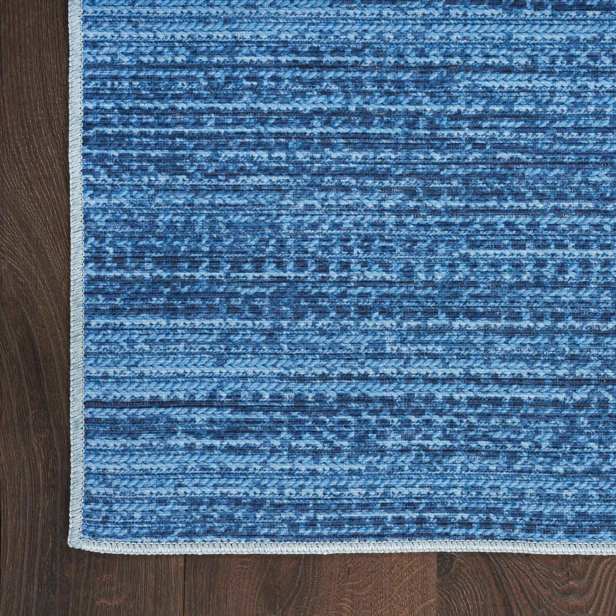 Taylore Modern Blue Washable Area Rug