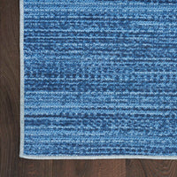 Taylore Modern Blue Washable Area Rug