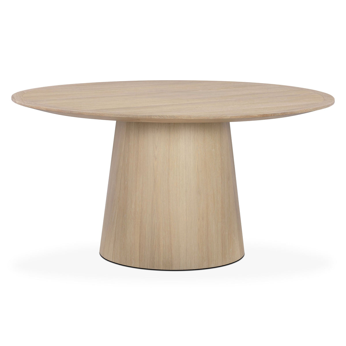 Sammi Natural Round Oak Dining Table (2 Sizes Available 41"-60")
