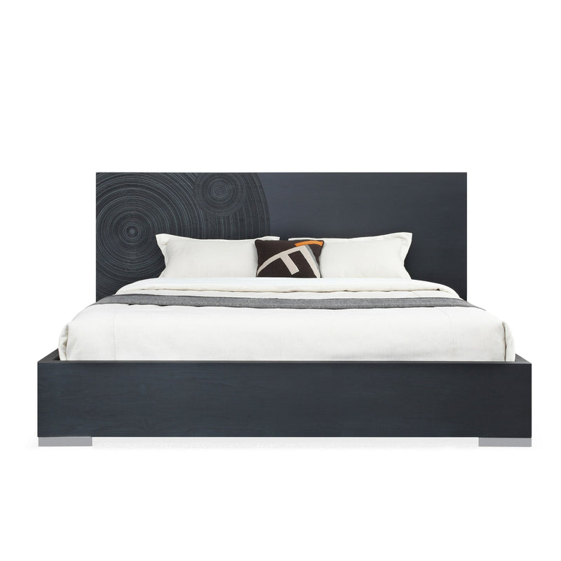 Benedict Modern Black Ash Bed