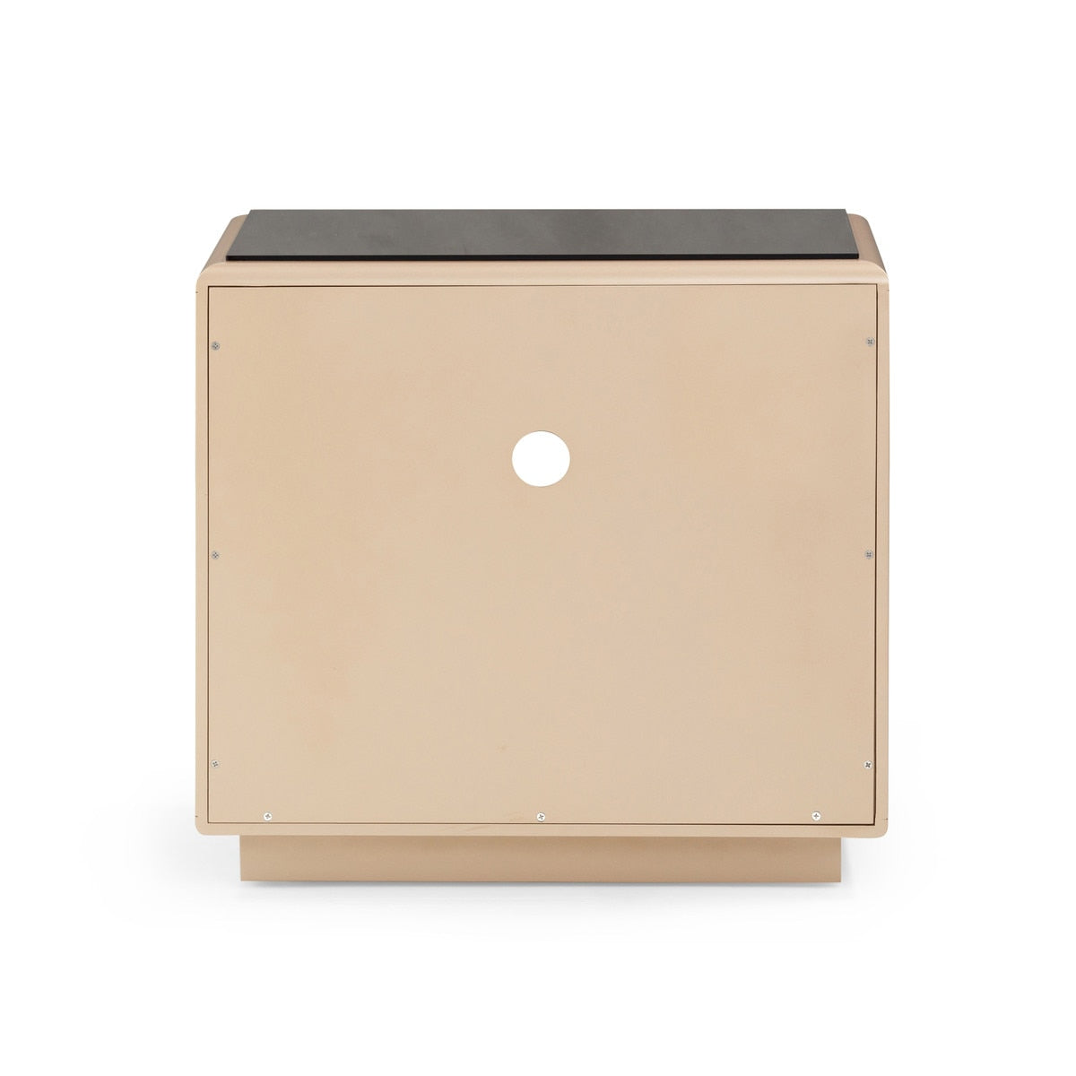 Francesca Art Deco Taupe Nightstand