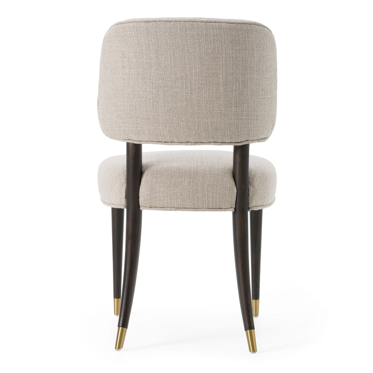 Beatriz Modern Beige & Oak Dining Chair (Set of 2)