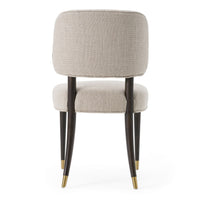 Beatriz Modern Beige & Oak Dining Chair (Set of 2)