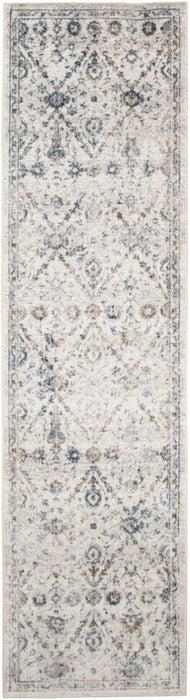 Pheobe Ivory & Blue Washable Area Rug