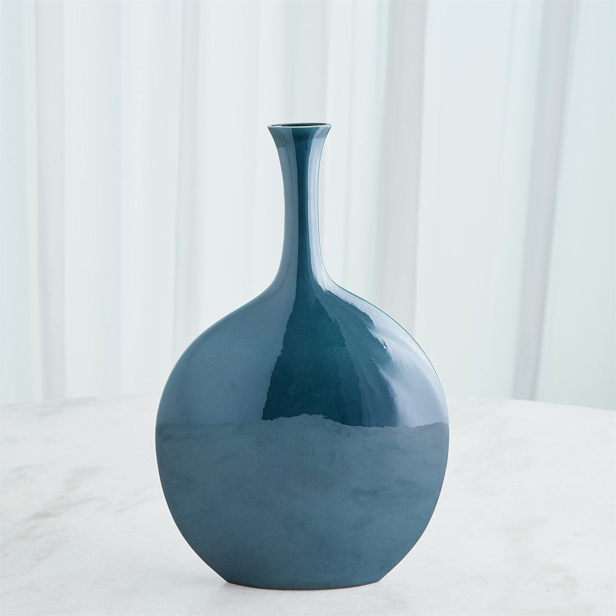 Silhouette Blue Ceramic Vase (3 Sizes Available)