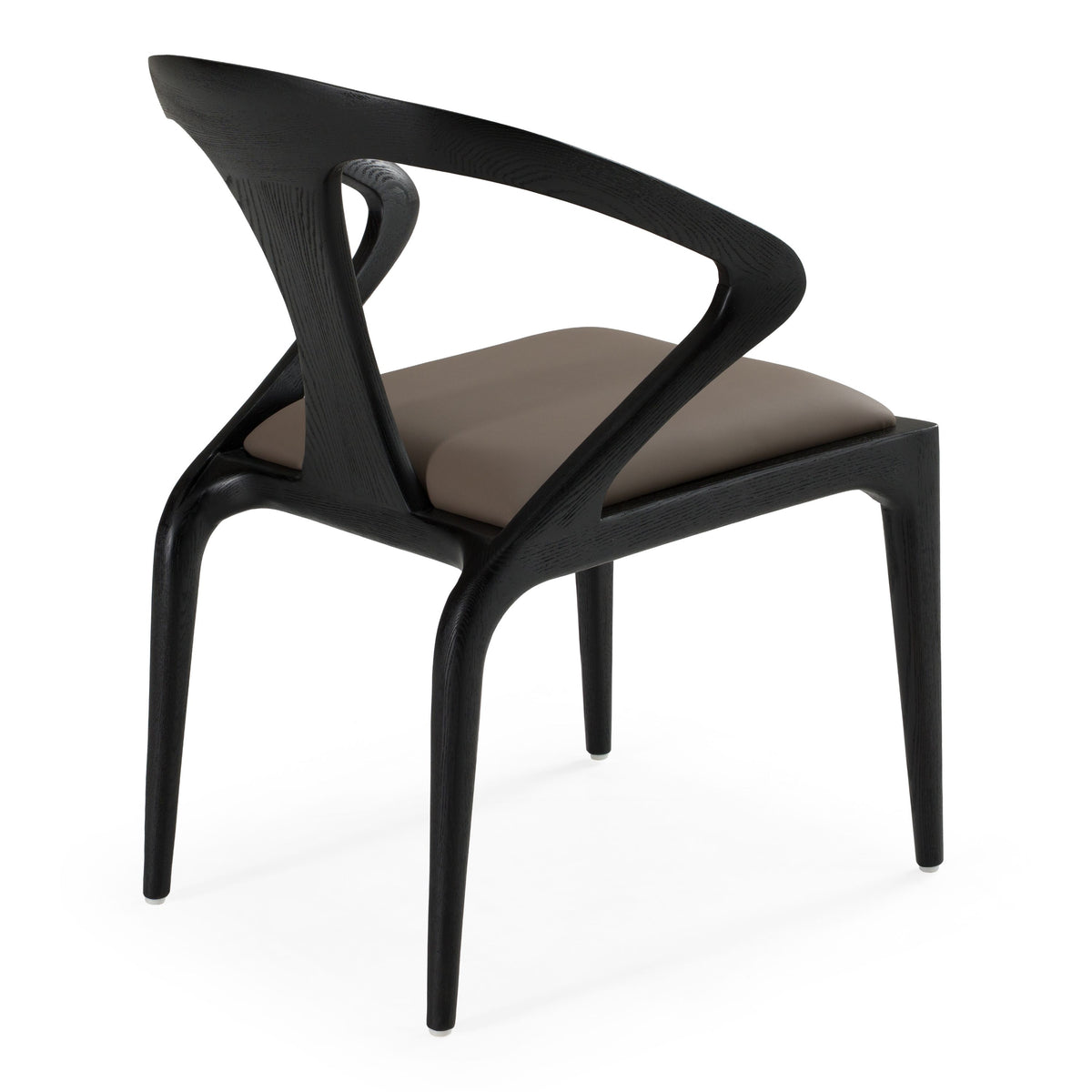 Caroline Modern Grey & Black Dining Chair