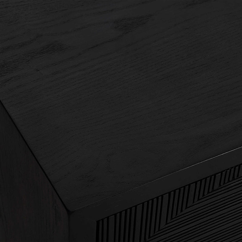 Charolette 2 Door Black Matte Cabinet