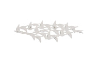 Birds in Flight Wall Art - White