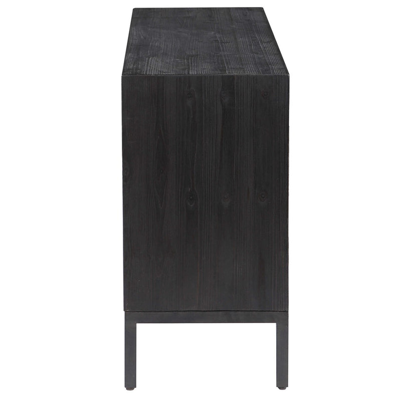 Bennett 2 Door Black Cabinet