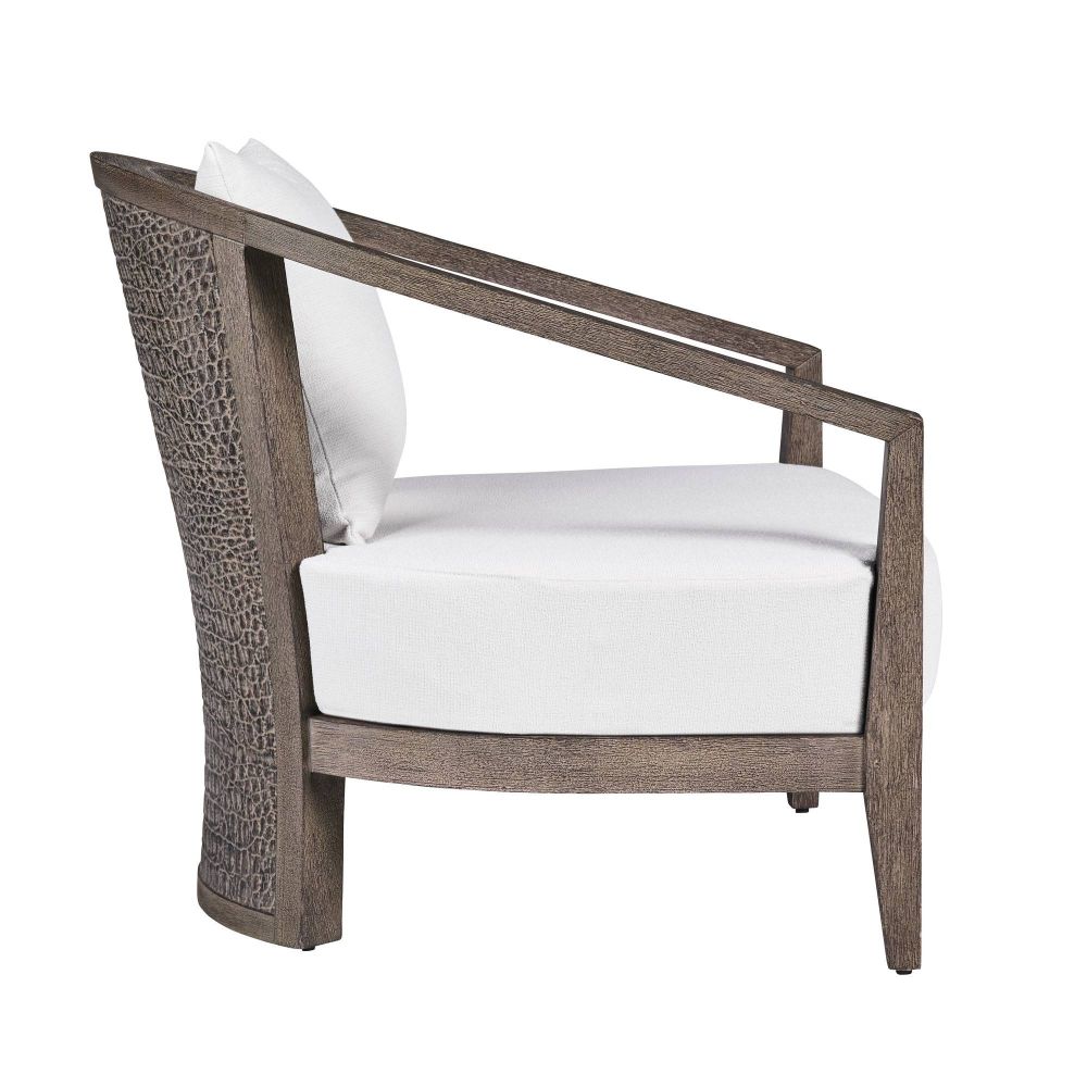 Sobek Textured Back Outdoor Performance Boucle Lounge Chair