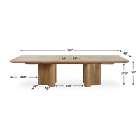 Magnolia 96" - 120" Dining Table (With Two Leaves)