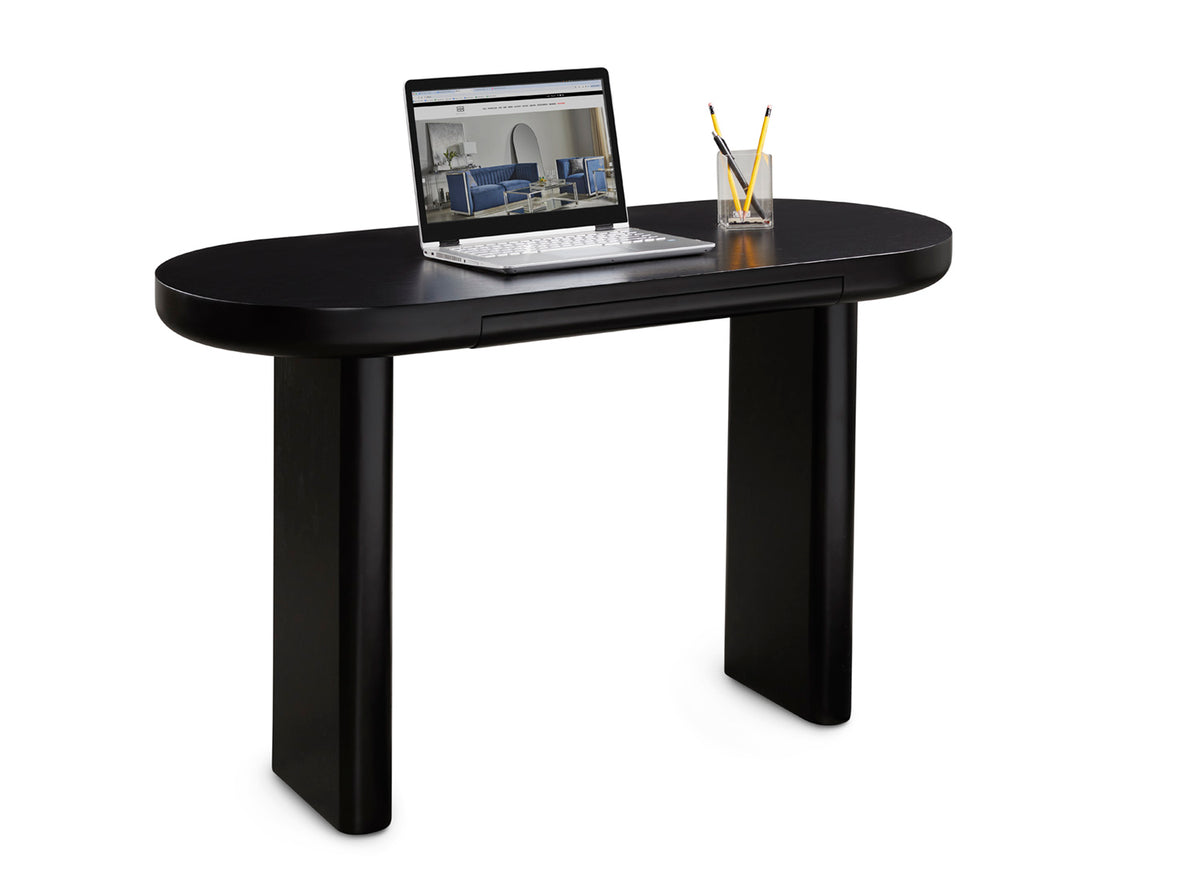 Flynn Black Console Table/Desk